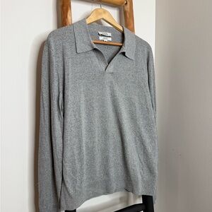 COS Gray Polo Sweater for Men